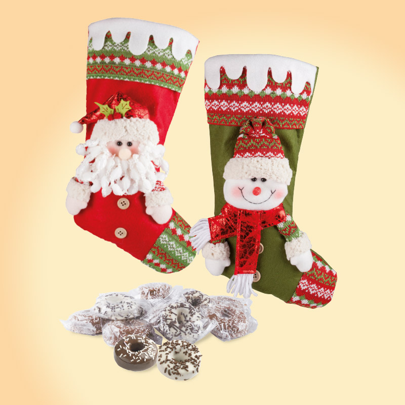 CalzetinNavideñoRosquitosCacao